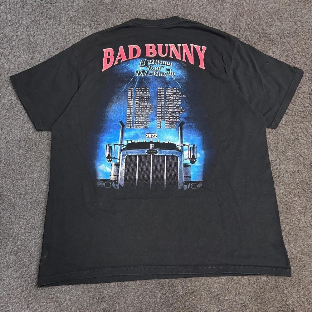 Bad Bunny El Último Tour Del Mundo 2022 Tour Tee